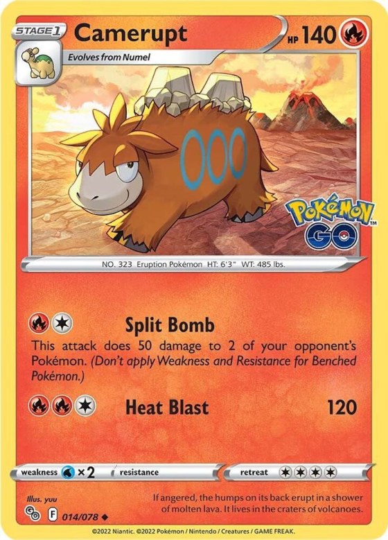 Camerupt - Reverse Holo