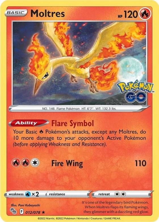 Moltres - Reverse Holo