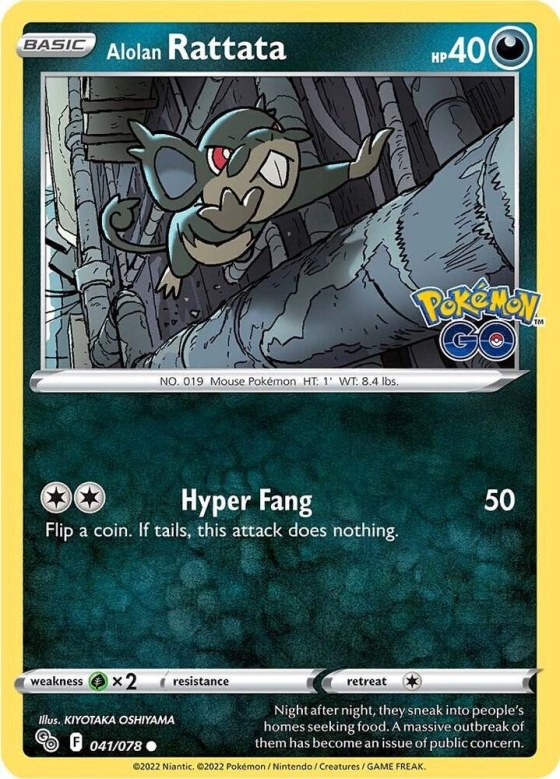 Alolan Rattata - Reverse Holo