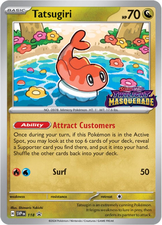 Tatsugiri - Prerelease Staff