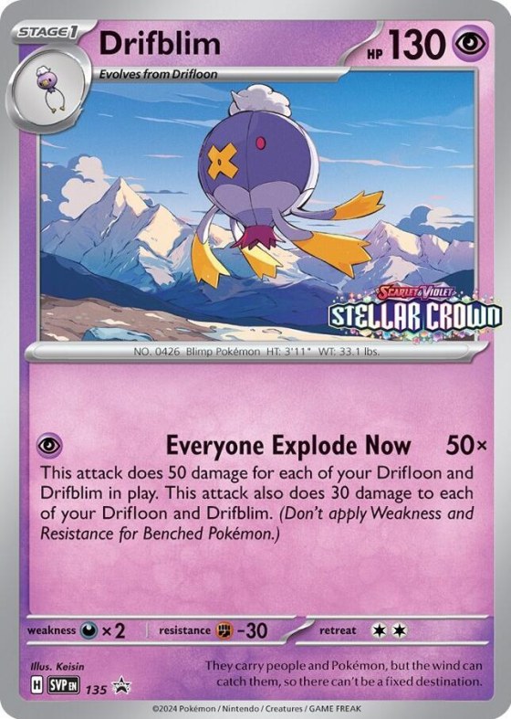 Drifblim - Prerelease Staff