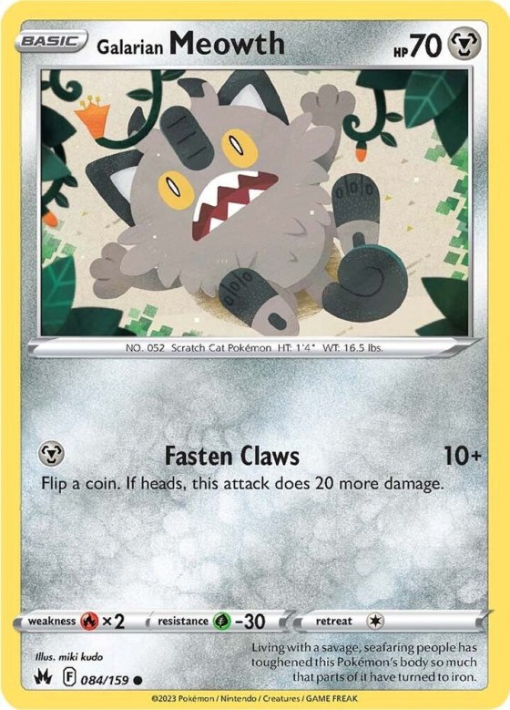 Galarian Meowth - Reverse Holo