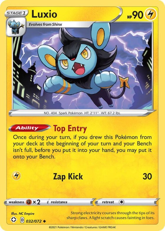 Luxio - Reverse Holo