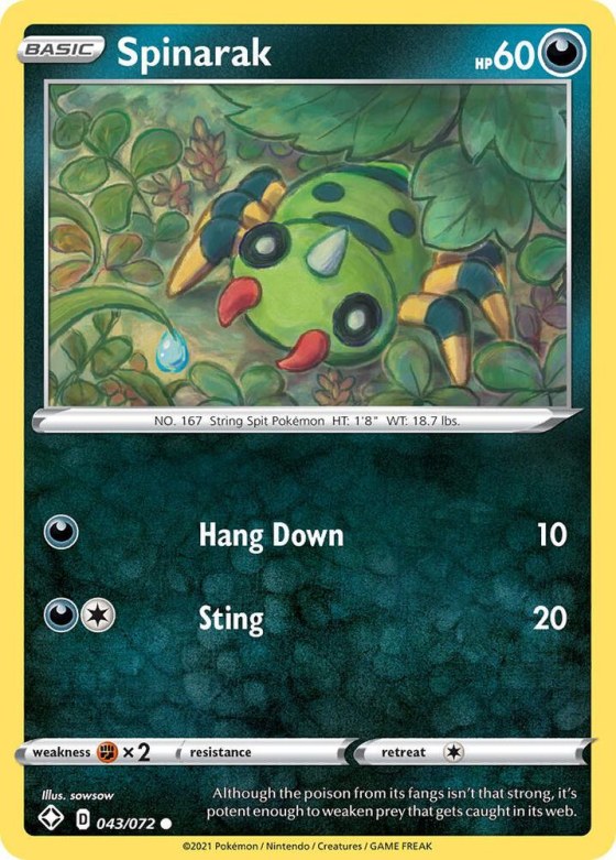 Spinarak - Reverse Holo