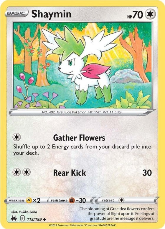 Shaymin - Reverse Holo