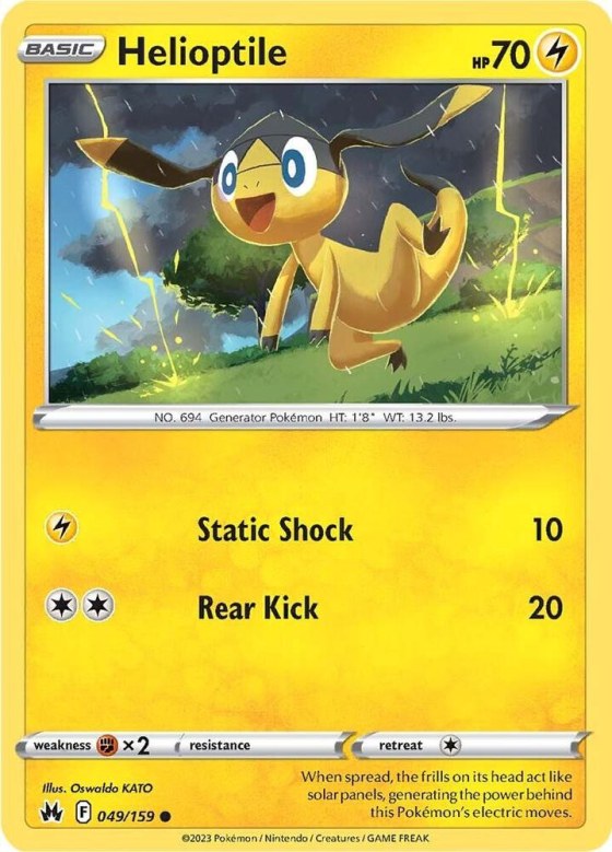 Helioptile - Reverse Holo