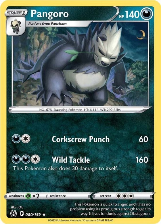 Pangoro - Reverse Holo