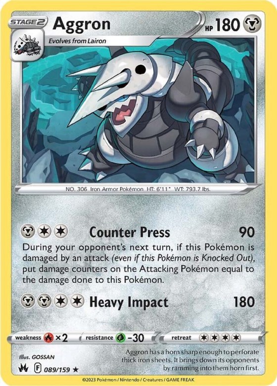 Aggron - Reverse Holo