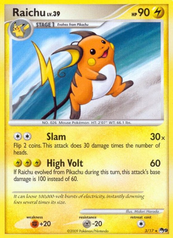 Raichu - Reverse Holo