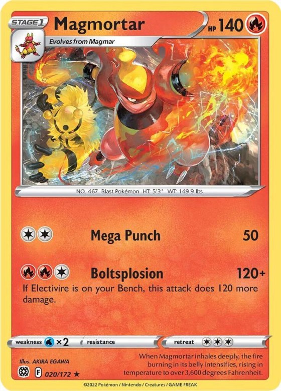 Magmortar - Reverse Holo