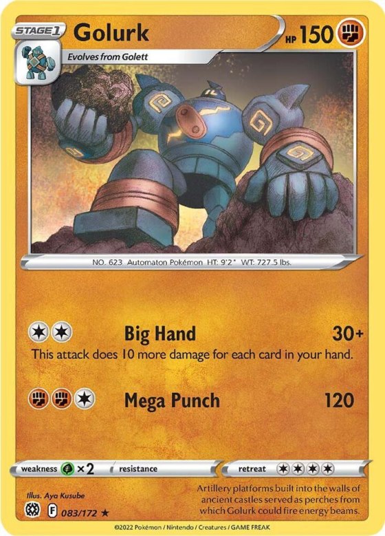 Golurk - Reverse Holo