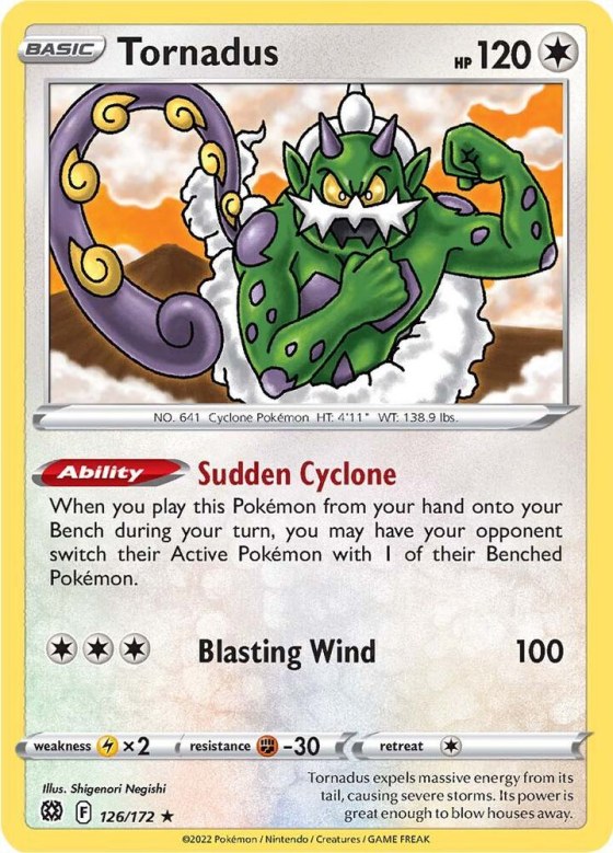 Tornadus - Reverse Holo