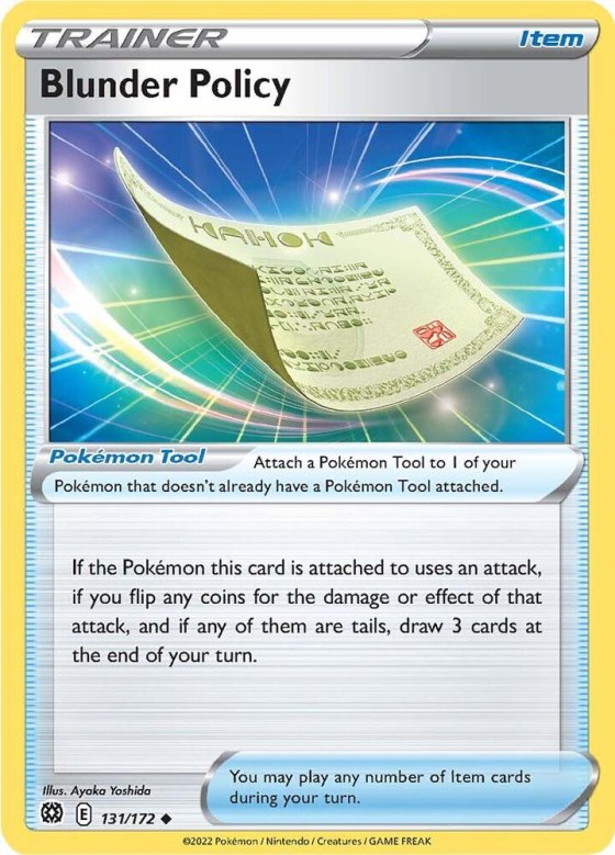 Blunder Policy - Reverse Holo