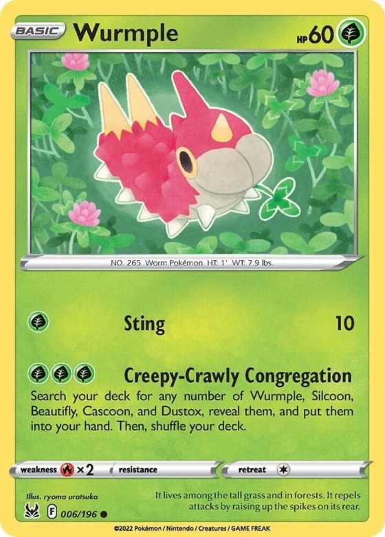 Wurmple - Reverse Holo