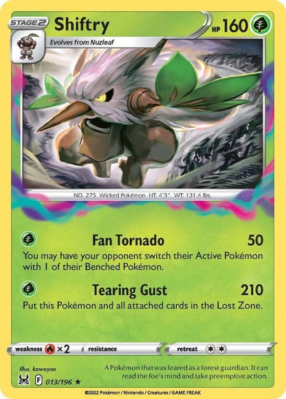 Shiftry - Reverse Holo