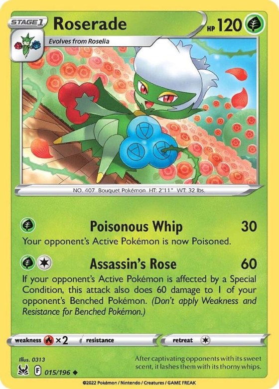 Roserade - Reverse Holo