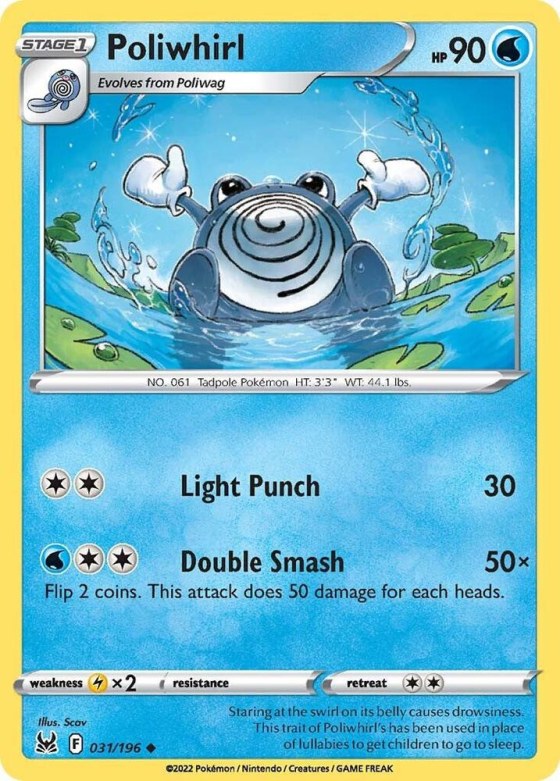 Poliwhirl - Reverse Holo