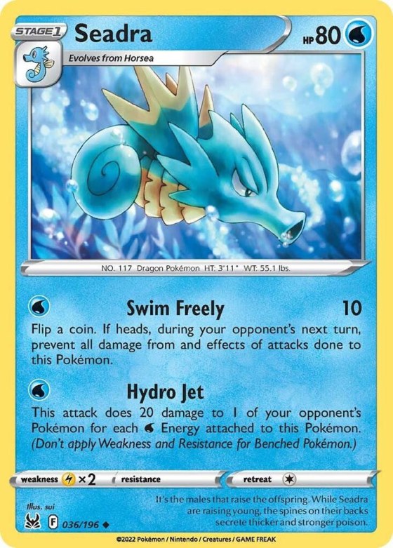 Seadra - Reverse Holo