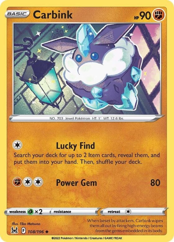 Carbink - Reverse Holo