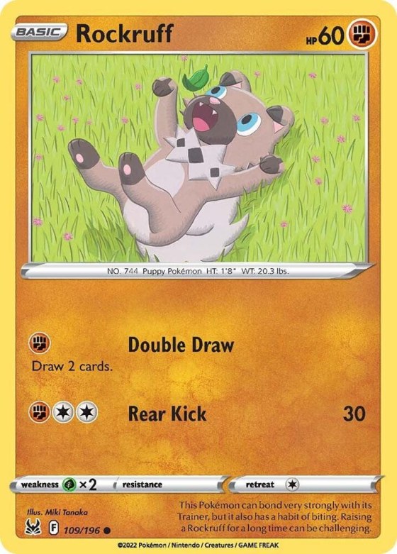 Rockruff - Reverse Holo
