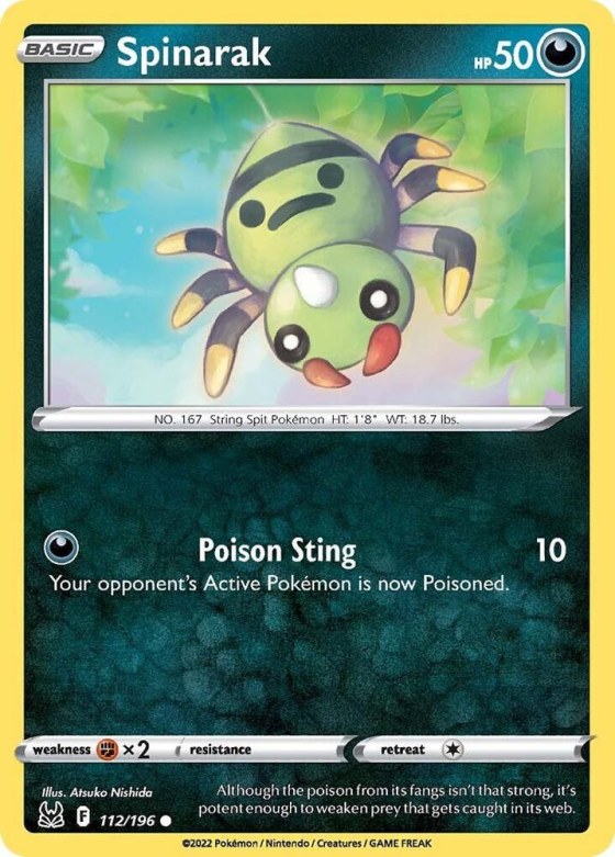 Spinarak - Reverse Holo