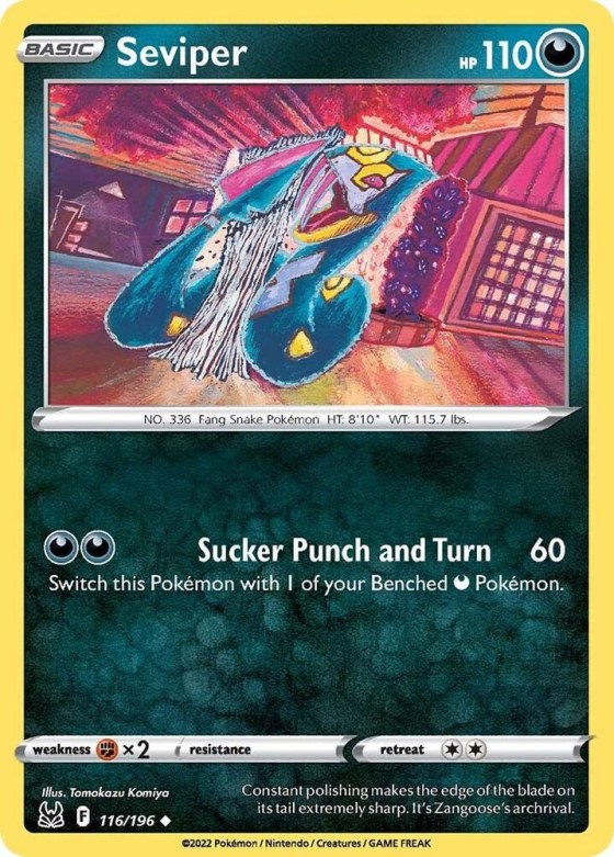 Seviper - Reverse Holo