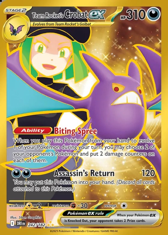 Team Rocket's Crobat ex