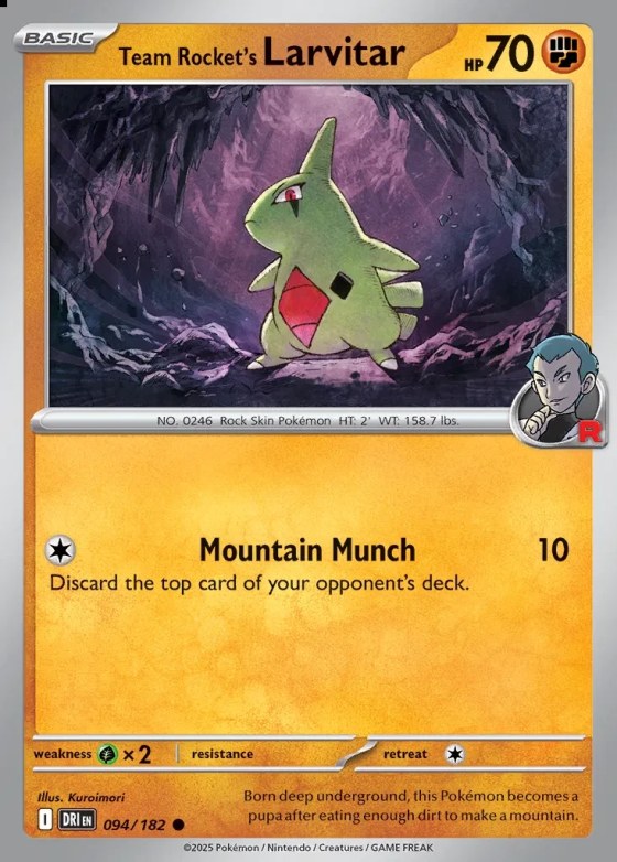 Team Rocket's Larvitar
