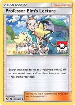 Professor Elm's Lecture - 1st Place
