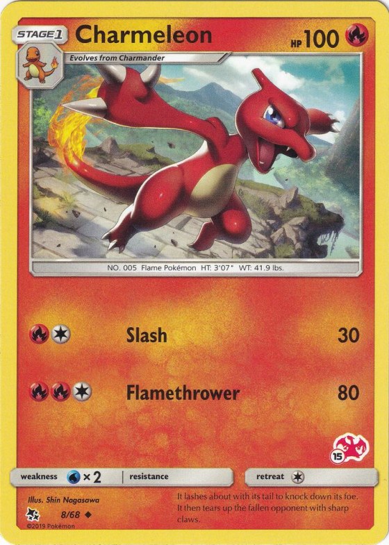 Charmeleon - 15 Charizard Stamped