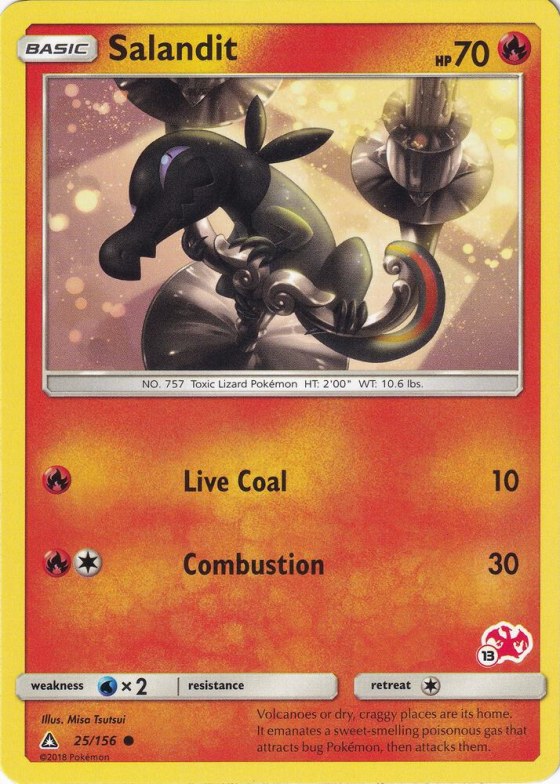 Salandit - 18 Charizard Stamped