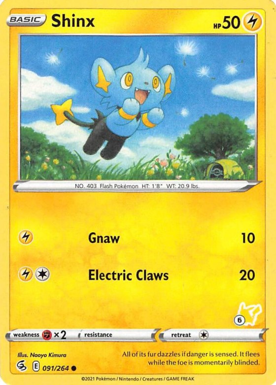 Shinx - 41 Pikachu Stamped