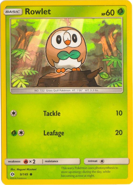 Rowlet - Cosmos Holo