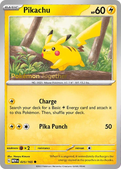 Pikachu - Reverse Cosmos Holo Costco Exc