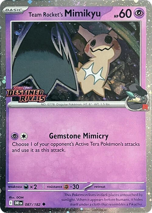 Team Rocket's Mimikyu - Holo