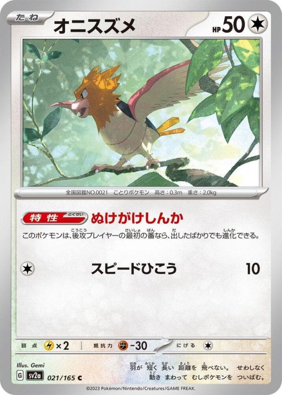 Spearow - Poke Ball Pattern