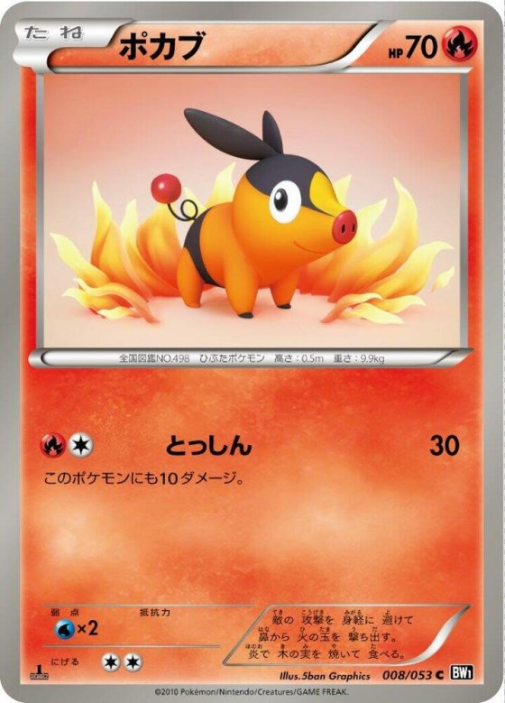 Tepig - 1st Edition