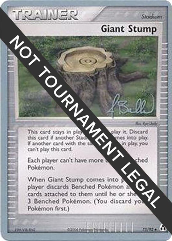 Giant Stump - 2006 Jimmy Ballard