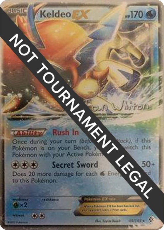 Keldeo EX - 2015 Jacob Van Wagner