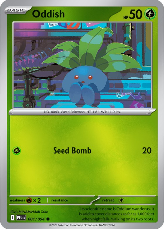 Oddish - Reverse Holo
