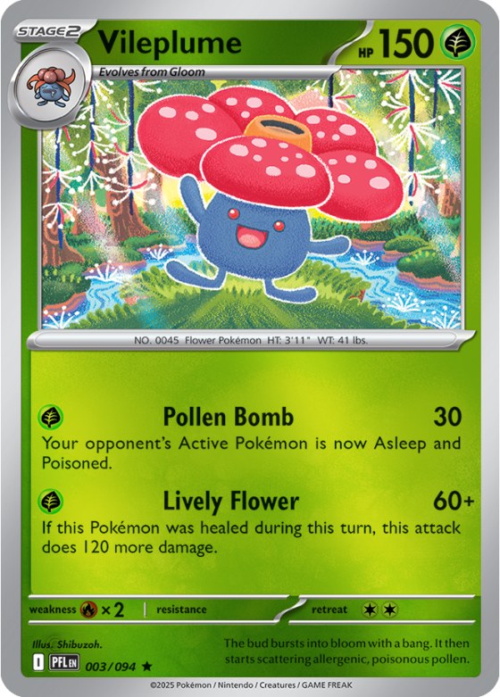 Vileplume - Reverse Holo