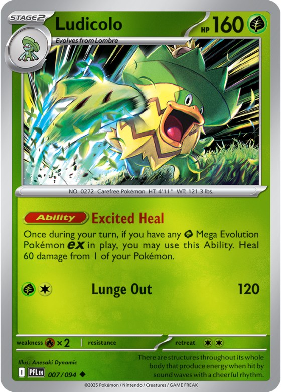Ludicolo - Reverse Holo