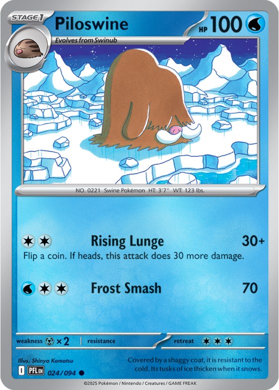 Piloswine - Reverse Holo