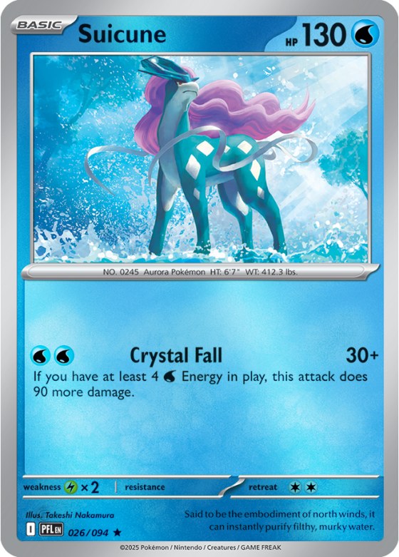 Suicune - Reverse Holo