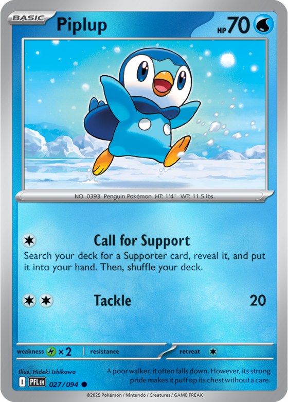 Piplup - Reverse Holo