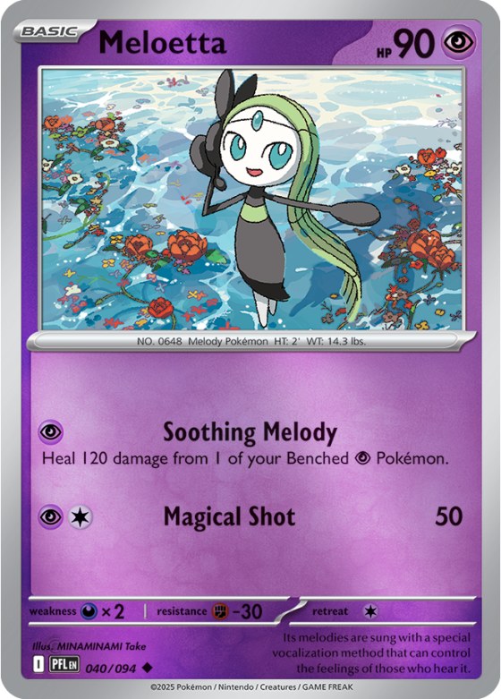 Meloetta - Reverse Holo