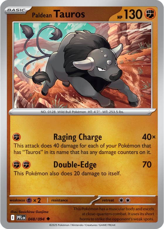 Paldean Tauros - Reverse Holo