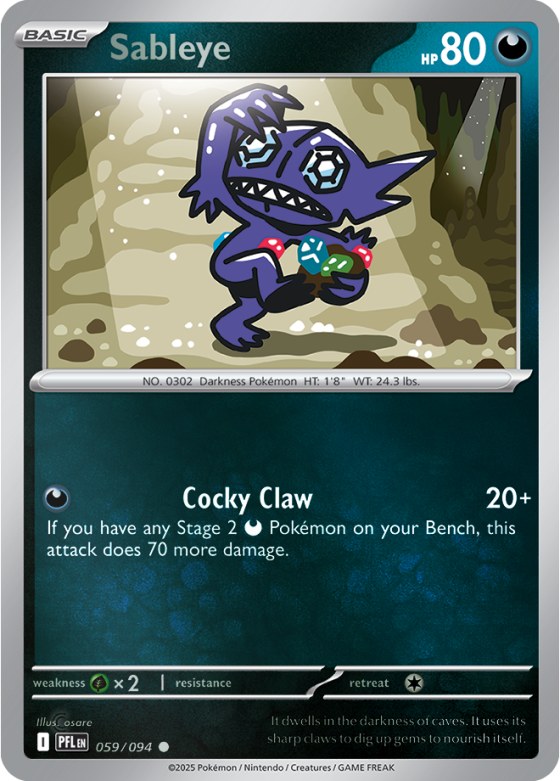 Sableye - Reverse Holo