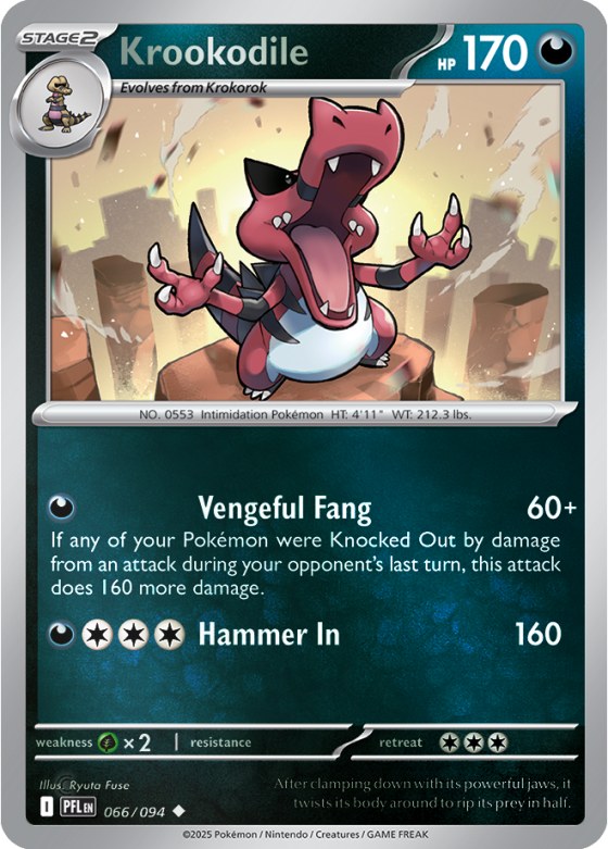 Krookodile - Reverse Holo