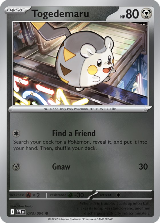 Togedemaru - Reverse Holo